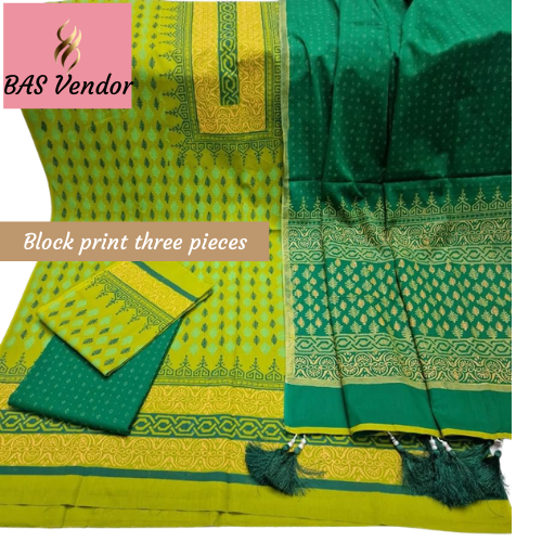 Block print three pieces 19