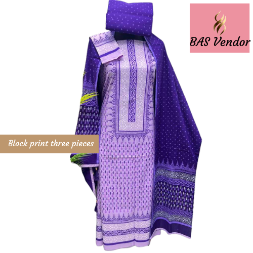 Block print three pieces 32